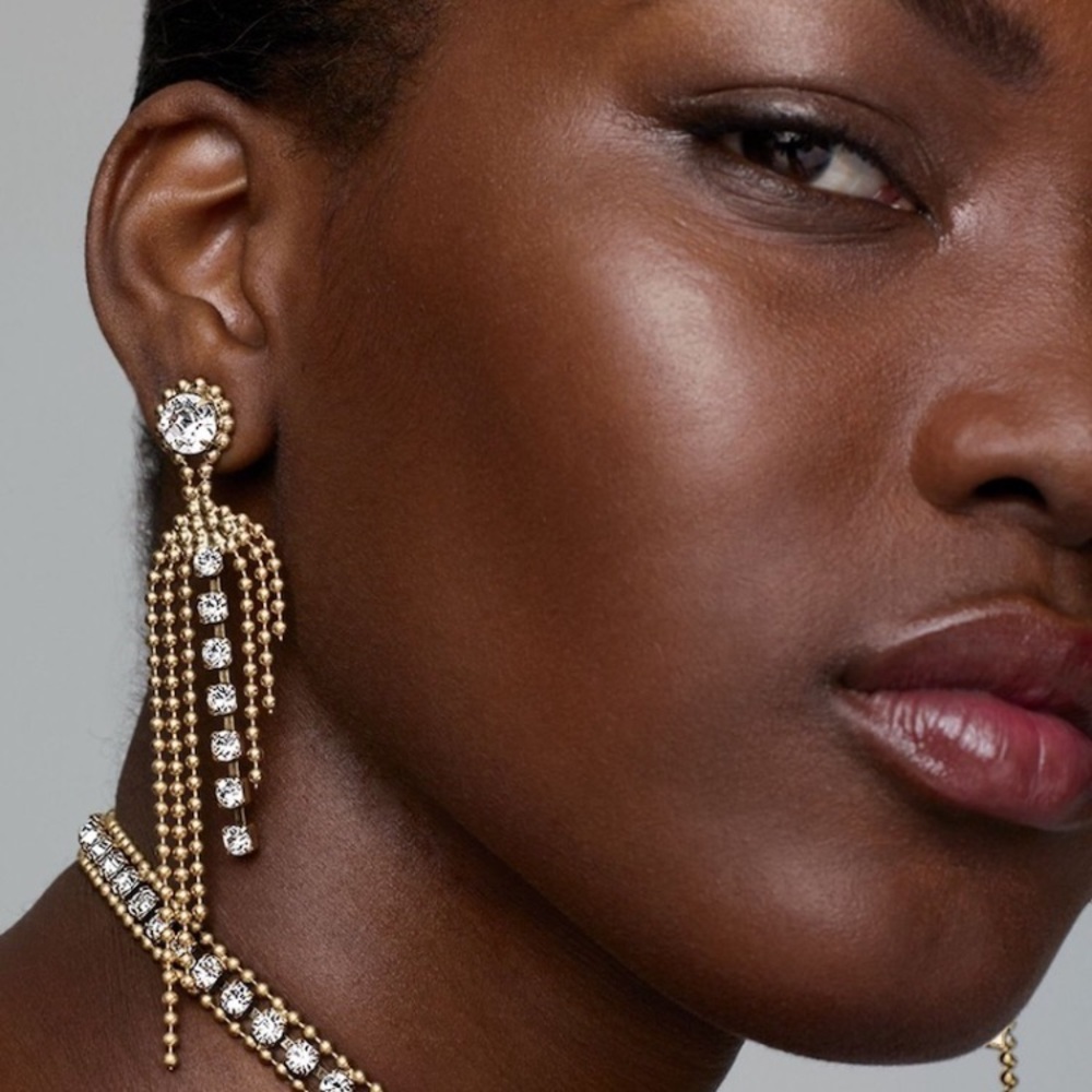 Loren Hope Glen Crystal Fringe Earrings